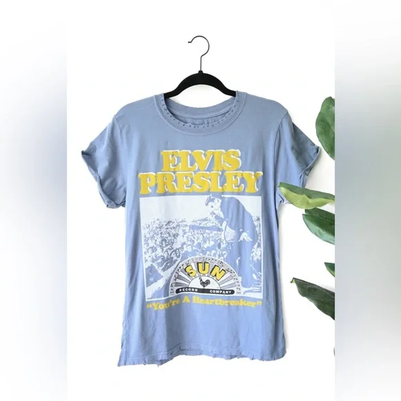 Recycled Karma Elvis Presley Tee NWT - Picture 2 of 5